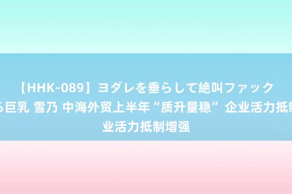 【HHK-089】ヨダレを垂らして絶叫ファック 震える巨乳 雪乃 中海外贸上半年“质升量稳” 企业活力抵制增强