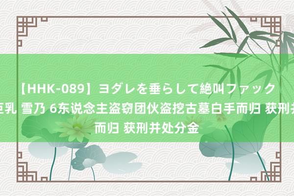 【HHK-089】ヨダレを垂らして絶叫ファック 震える巨乳 雪乃 6东说念主盗窃团伙盗挖古墓白手而归 获刑并处分金