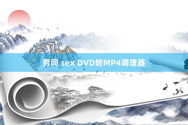 男同 sex DVD转MP4调理器